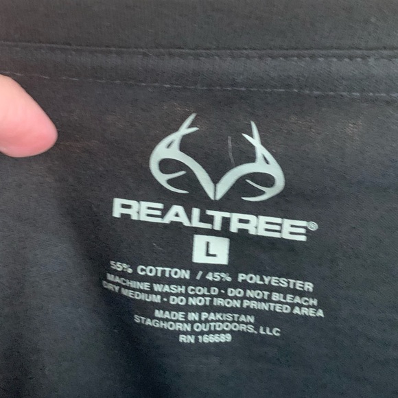 Realtree NWT “Eagle flag” graphic tee shirt size L - Picture 3 of 3